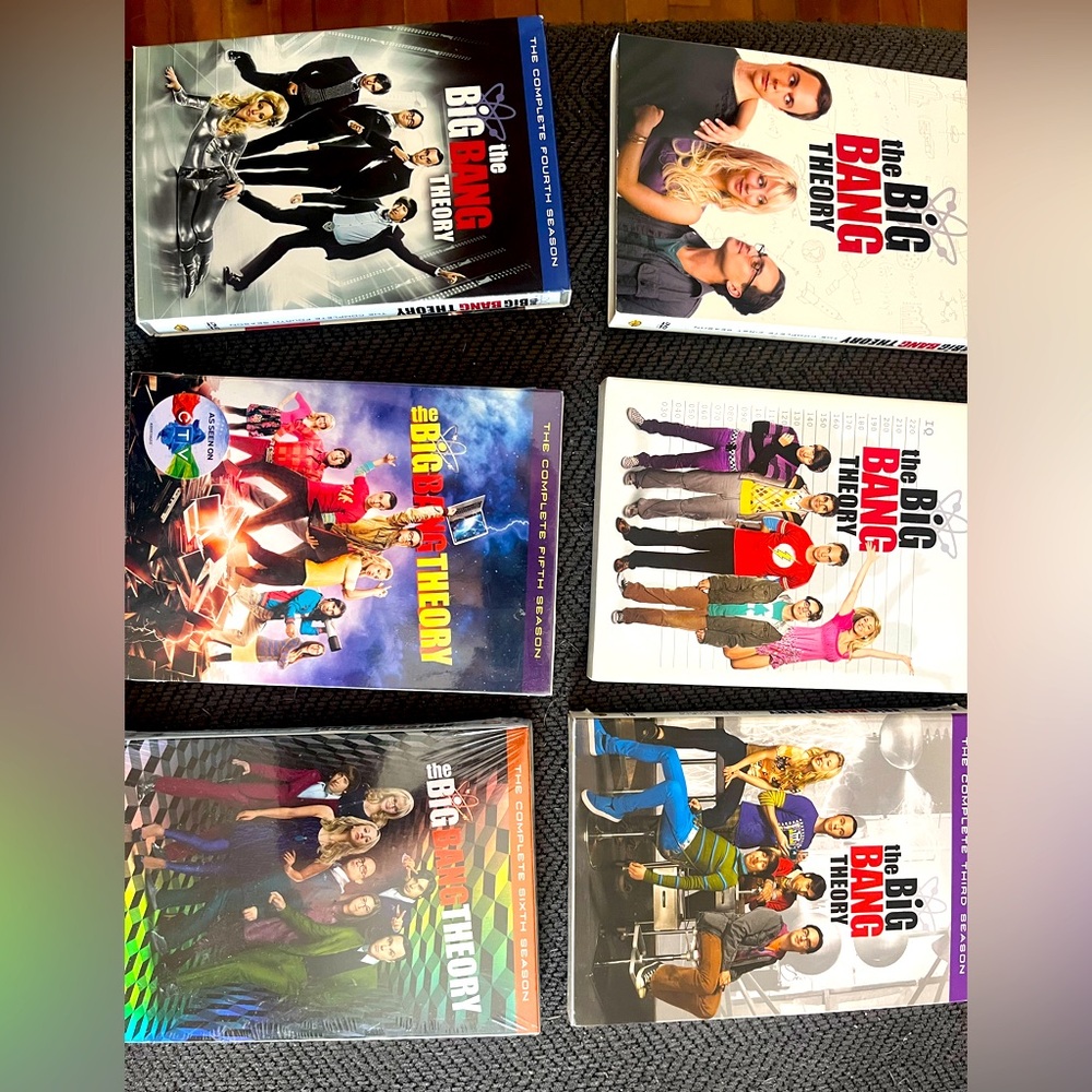 First six  seasons The Big Bang Theory DVD  Collection